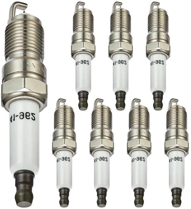 Main image of Set of 8 Iridium Spark Plugs 41-962 Compatible with Chevy Silverado 1500 Suburban Tahoe Express Esacalade Sierra Yukon H2 4.6L 4.8L 5.3L 5.7L 6.0L 6.2L 7.0L V8 Replacement for 19299585