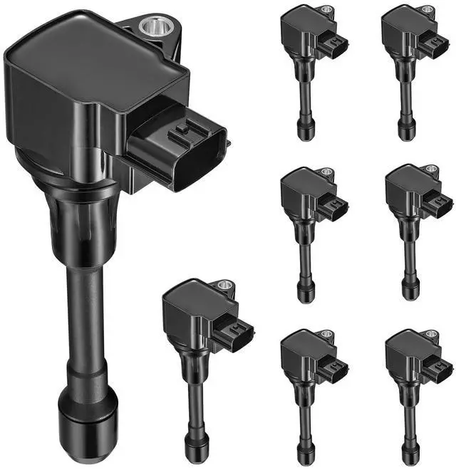 Main image of 8 Ignition Coils UF677 224481LA0B for INFINITI for Nissan 5.6L V8 | Fits: QX56(11-13),QX80(14-21),Armada(17-20).OE:224881LA0B,IGC0083,GN10863.Direct fit,Hotter Spark, Quicker Acceleration.