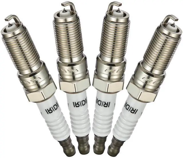 Main image of Set of 4 Iridium Spark Plugs 4344 Compatible with Chevy Cobalt Malibu Colorado C-Max Fusion Transit Connect Terrain Canyon 2.0L 2.2L 2.3L 2.4L 2.5L 2.9L L4 Replacement for LTR5IX-11 Spark Plug