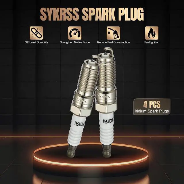 Alt view image 5 of 7 - Set of 4 Iridium Spark Plugs 4344 Compatible with Chevy Cobalt Malibu Colorado C-Max Fusion Transit Connect Terrain Canyon 2.0L 2.2L 2.3L 2.4L 2.5L 2.9L L4 Replacement for LTR5IX-11 Spark Plug