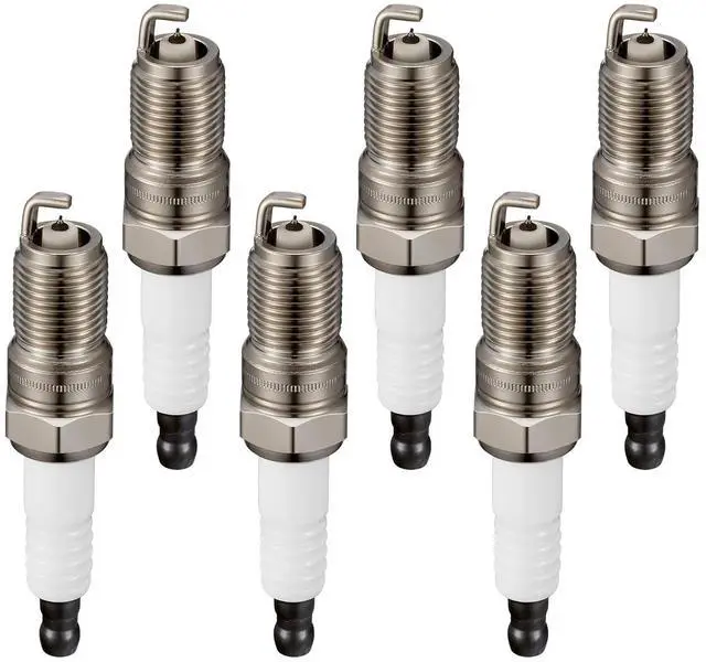 Main image of SP413 Iridium Spark Plugs 6 Pack - Compatible with Ford Ranger Tempo Probe Compatible with Mazda 6 Tribute MPV B3000 Benz 300CE 300SEL 300TE Montego Sable, 3.0L Engine - Replaces BP5EFS