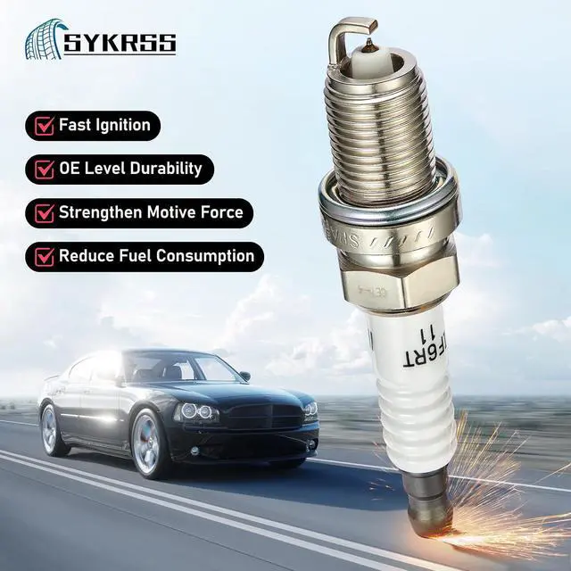 Alt view image 3 of 7 - 3297 Iridium Spark Plugs 4 Pack Compatible with Toyota Camry Corolla Highlander RAV4 Matrix Compatible with Scion xB tC Vibe Lexus HS250h SLK230 C230 1.8L 2.0L 2.2 2.3 2.4L 2.5L 2.7L L4