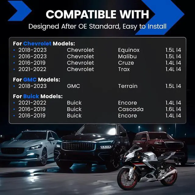 Alt view image 4 of 7 - 91970 Iridium Platinum Spark Plugs 4 Pack - Compatible with Chevy Equinox 2018-2020, Malibu 2016-2020, Cruze 2016-2019 Compatible with GMC Terrain 2018-2020 & Encore 2016-2019, 1.4L 1.5L 1.6L