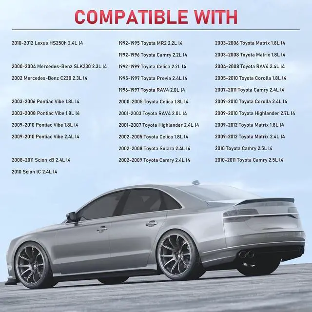 Alt view image 5 of 7 - 3297 Iridium Spark Plugs 4 Pack Compatible with Toyota Camry Corolla Highlander RAV4 Matrix Compatible with Scion xB tC Vibe Lexus HS250h SLK230 C230 1.8L 2.0L 2.2 2.3 2.4L 2.5L 2.7L L4