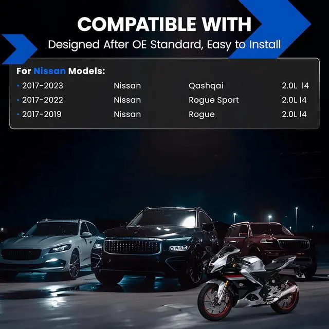 Alt view image 4 of 7 - 90565 Double Iridium Spark Plugs 4 Pack - Compatible with Nissan Rogue 2017-2019, Rogue Sport 2017-2020, Qashqai 2017-2020, 2.0L L4 Engine - Replaces DILKAR7D11H Spark Plug