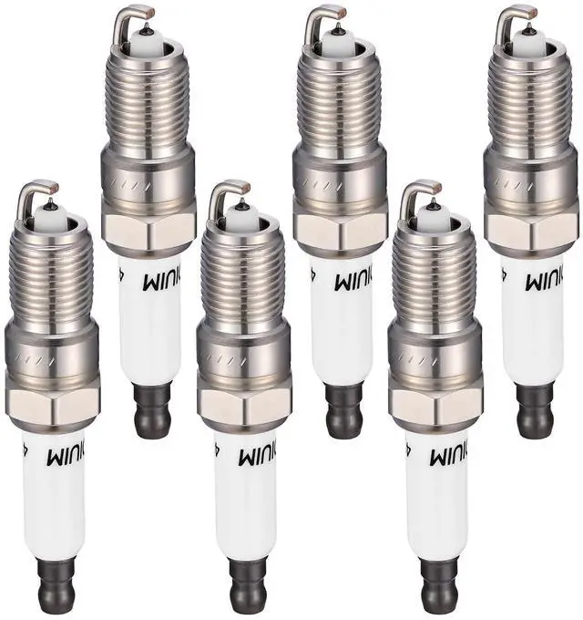 Main image of 41-962 Iridium Spark Plugs 6 Pack - Compatible with Chevy Silverado Rainier Allure LaCrosse Escalade CTS Sierra H2 9-7x Ascender, 4.8L 5.3L 5.7L 6.0L 6.2L Engine - Replaces 19299585 Spark Plug