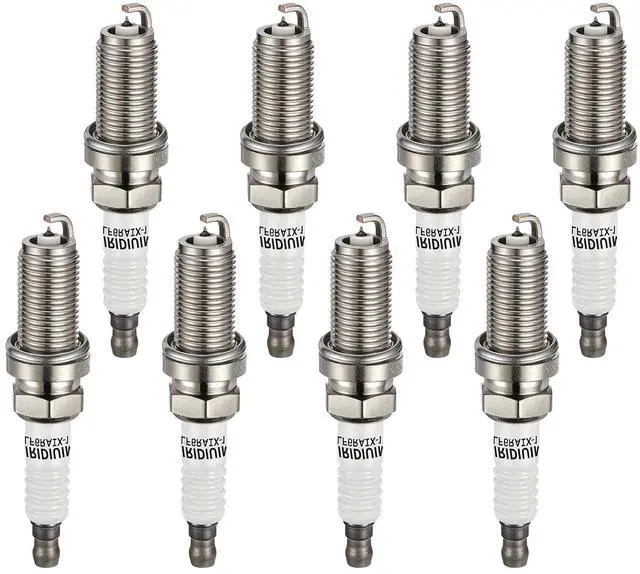 Main image of 6619 Iridium Spark Plugs 8 Pack - Compatible with Toyota Tundra 2007-2020, Sequoia 2008-2020, Land Cruiser 2008-2020 Compatible with Lexus GX460 2010-2020, LX570 2008-2020 - Replaces LFR6AIX-11