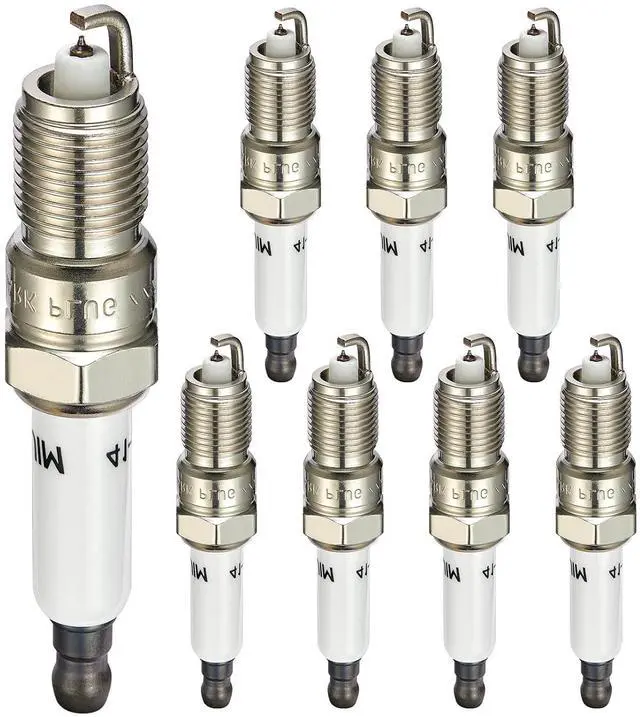 Main image of Set of 8 Iridium Spark Plugs 41-110 Compatible with Allure Chevy Silverado Suburban Avalanche Express Tahoe Yukon Sierra Escalade CTS H2 4.8L 5.3L 5.7L 6.0L 6.2L 6.6L 7.0L 8.1L V8