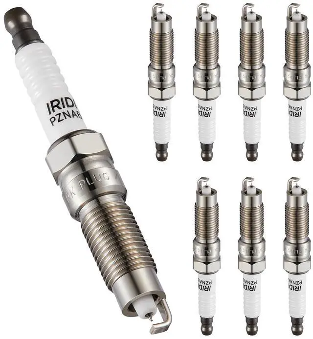 Main image of SP509 Iridium Spark Plugs 8 Pack Compatible with Expedition Explorer Sport Trac F-150 F-250 F-350 Super Duty Mustang Navigator Mountaineer 4.6L 5.4L V8 Replaces HJFS24FP 5507