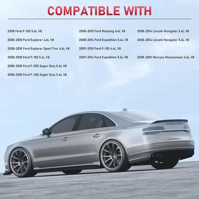 Alt view image 5 of 7 - SP509 Iridium Spark Plugs 8 Pack Compatible with Expedition Explorer Sport Trac F-150 F-250 F-350 Super Duty Mustang Navigator Mountaineer 4.6L 5.4L V8 Replaces HJFS24FP 5507