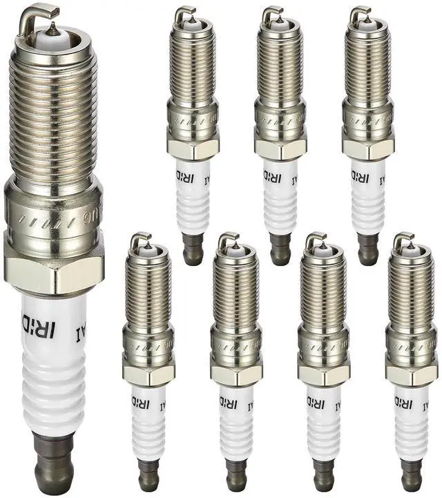 Main image of Set of 8 Iridium Spark Plugs SP548 Compatible with 2011-2017 F-150 5.0L V8 2011-2017 Mustang 5.0L V8 2015-2017 Mustang 5.2L V8 Engine Replacement for LTR6AHX 91276 LTR6DP13 90374 Spark Plug