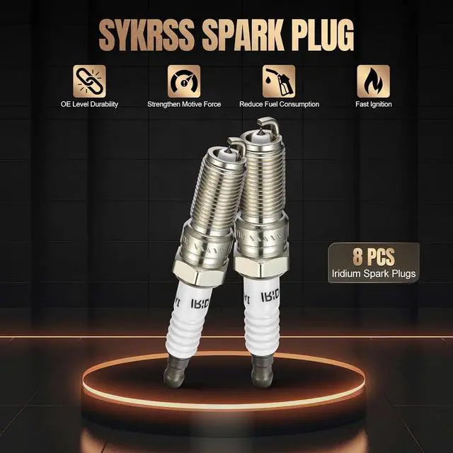 Alt view image 5 of 7 - Set of 8 Iridium Spark Plugs SP548 Compatible with 2011-2017 F-150 5.0L V8 2011-2017 Mustang 5.0L V8 2015-2017 Mustang 5.2L V8 Engine Replacement for LTR6AHX 91276 LTR6DP13 90374 Spark Plug