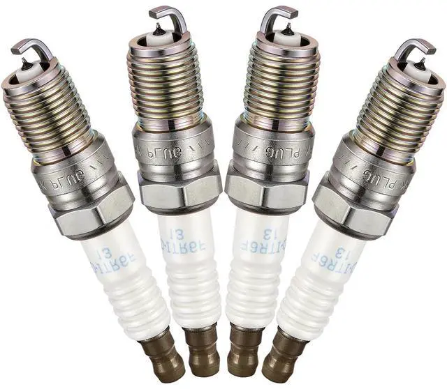 Main image of AP104 Iridium Spark Plugs 4 Pack Compatible With Ford Escape Focus Transit Connect Compatible With Mazda 3 Tribute Mariner 2.0L 2.3L ELECTRIC L4 Engine Replacement for AP104 7963 Spark Plug