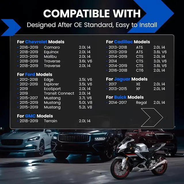 Alt view image 3 of 7 - APP5863 Iridium Spark Plugs 4 Pack - Compatible with Cadillac ATS/CTS 2.0T 3.6L, Chevy Camaro/Malibu 2.0T, Compatible with Ford Mustang 5.0L 5.2L Turbo & NA Engine - Replaces APP5863 Spark Plug