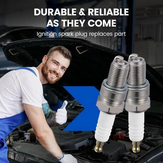 Alt view image 7 of 7 - 5044 BR8EIX Iridium Spark Plugs 4 Pack - Compatible with Porsche 911 Ferrari 512 BB Lamborghini Countach Jalpa Silhouette Urraco Renault Fuego, 1.6L 2.0L 2.2L 2.5L 3.0L 3.5L 4.8L 4.9L Engine