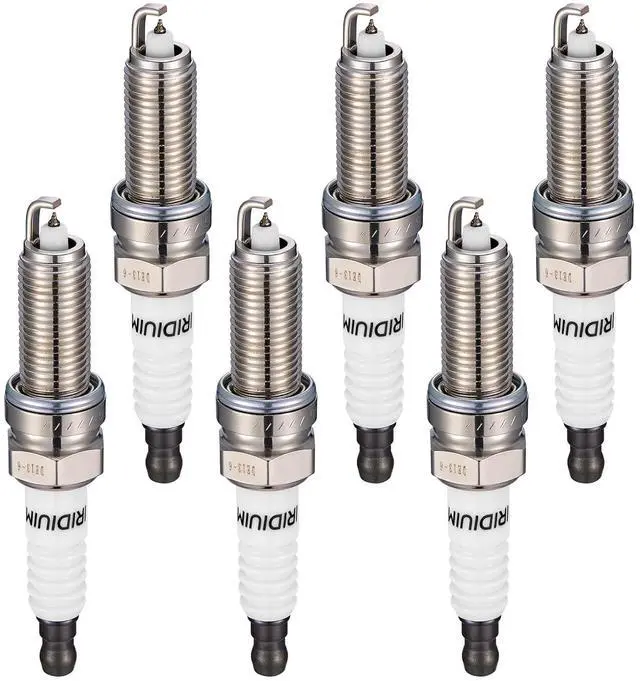 Main image of 92873 Iridium Spark Plugs 6 Pack - Compatible with Hyundai Elantra 2011-2011, Accent 2012-2019, Veloster 2012-2017 Compatible with Kia Soul 2012-2019, Rio 2012-2019, 1.6 1.8 - Replaces LZKR6AIX