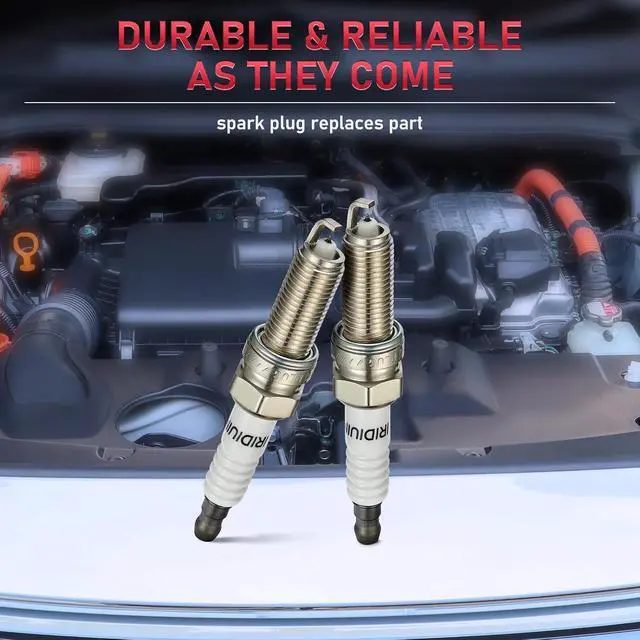 Alt view image 7 of 7 - 18847-11160 Iridium Spark Plugs 4 Pack Compatible with Hyundai Santa Fe Sport 2013-2016 Tucson 2014-2015 Sonata 2011-2014 Compatible with Kia Sportage 2011-2016 2.4 L4 Engine