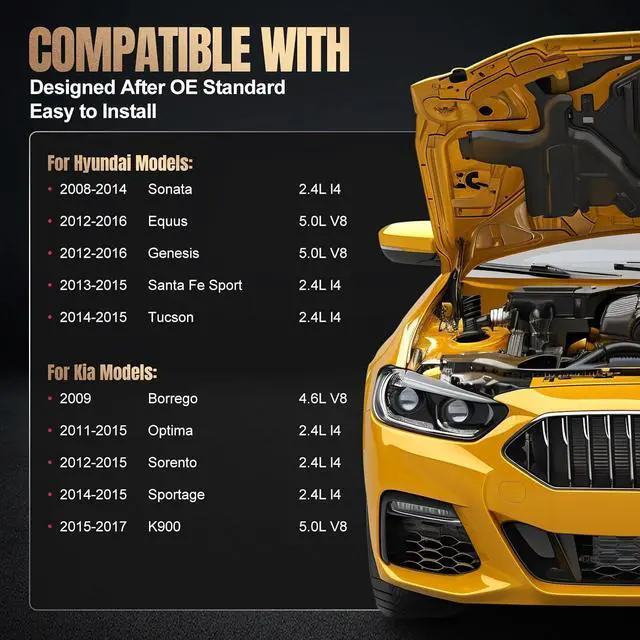 Alt view image 4 of 7 - Set of 4 Iridium Spark Plugs XP6203 Compatible with Equus Genesis Santa Fe Sport Sonata Tucson Borrego Optima Sorento K900 2.4L 4.6L 5.0L L4 V8 Replacement for SILZK6RB10E