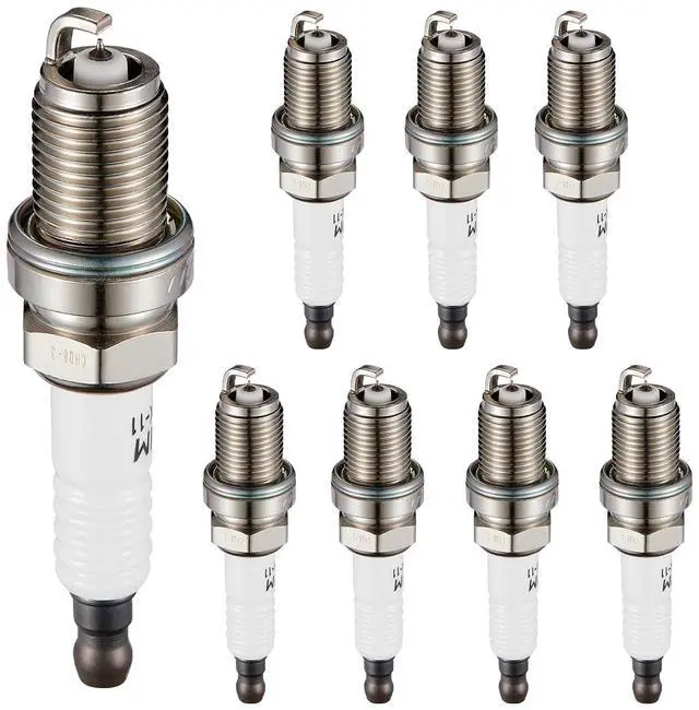Main image of 7090 Iridium Spark Plugs 8 Pack Compatible with Jaguar S-Type XJ8 XK8 XKR Compatible with Mercedes-Benz CL500 S500 S420 CLK430 E430 ML430 C43 ML55 AMG 3.9L 4.0L 4.2L 4.3L 5.0L 5.5L V8 BKR5EGP