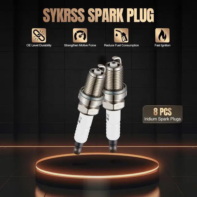 Alt view image 5 of 7 - 7090 Iridium Spark Plugs 8 Pack Compatible with Jaguar S-Type XJ8 XK8 XKR Compatible with Mercedes-Benz CL500 S500 S420 CLK430 E430 ML430 C43 ML55 AMG 3.9L 4.0L 4.2L 4.3L 5.0L 5.5L V8 BKR5EGP