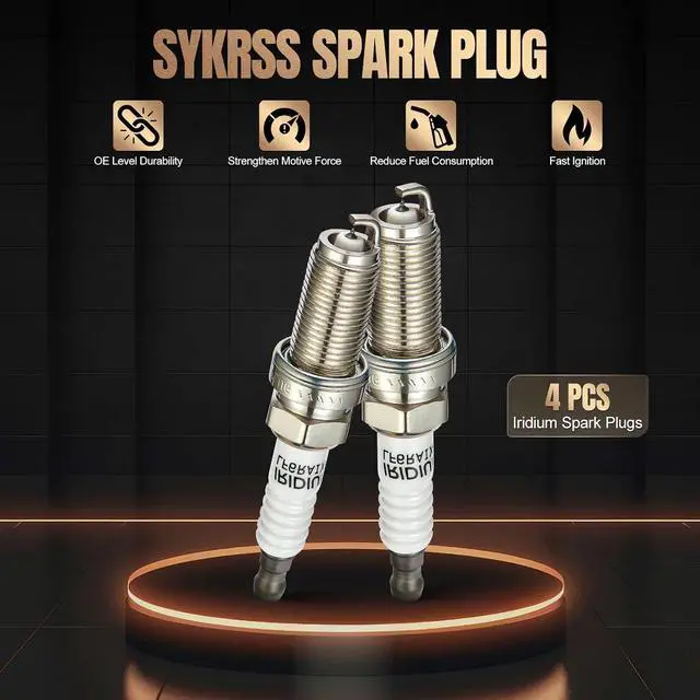 Alt view image 5 of 7 - Set of 4 Iridium Spark Plugs 3672 Compatible with Subaru Outback 2001 2002 2003 2004 2001-2004 2.5L H4 Naturally Aspirated 2.5L H4 Engine Replacement for LFR6A-11 3672 Spark Plug