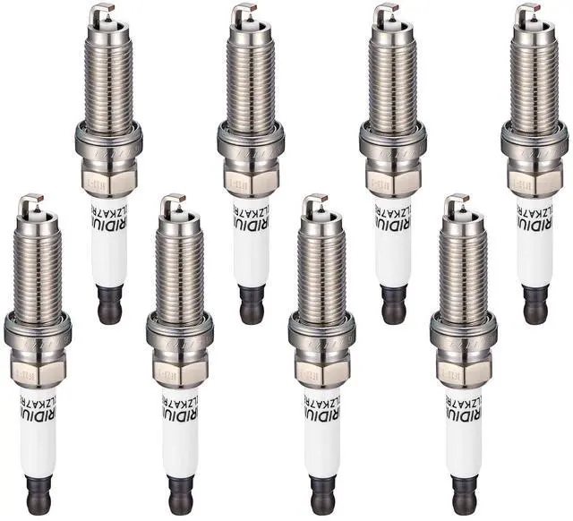Main image of 93476 Iridium Platinum Spark Plugs 8 Pack - Compatible with Land Rover Discovery LR4 Range Rover Range Rover Sport Range Rover Velar Compatible with Jaguar F-Pace F-Type XE XF XJ, 3.0L 5.0L