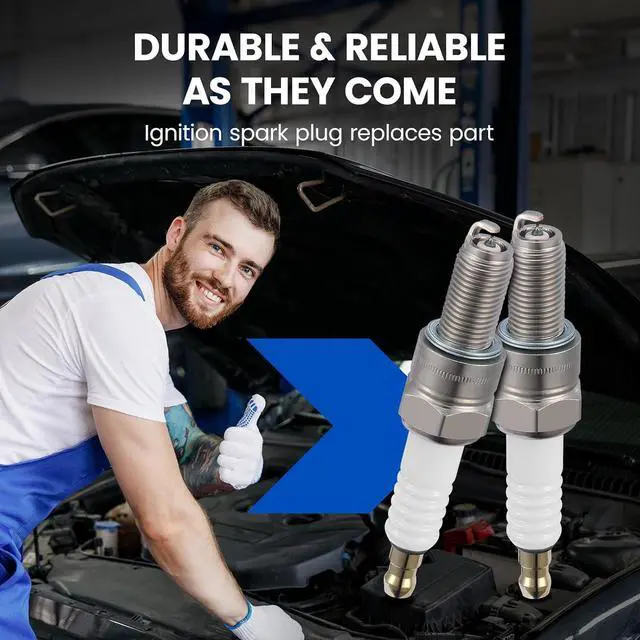 Alt view image 7 of 7 - CR8EIX Iridium Spark Plugs 4 Pack - Compatible with Ferrari F355 Berlinetta 1994 1995 1996, 3.5L V8 Engine - Replaces 4218 Spark Plug