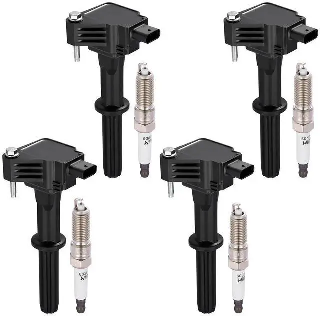 Main image of Ignition Coil UF837 & Spark Plug 94051 Kit For Chevy Spark 2016-2021 1.4L L4 Replaces KD-7209, etc. (4 Coils & 4 Plugs)