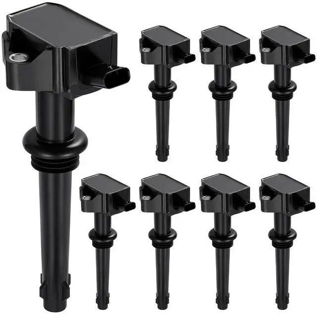 Main image of Ignition Coil Pack UF618 Set of 8 For Jaguar XF/XJ/XK/XFR/XKR/XKR-S 10-12 & Land Rover LR4/Range Rover/Range Rover Sport 10-13 5.0L V8 Replaces LR010687, UF637, GN10591