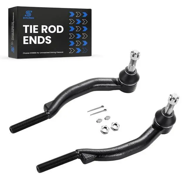 Alt view image 5 of 7 - 2-PC Outer tie rod ES3675 ES3676 Compatible with Chevy Trailblazer 2003-2009,Compatible with BUICK RAINIER 2004-2007,Compatible with Chevy SSR 2003-2006