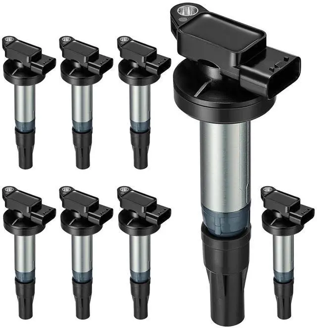 Main image of Ignition Coil Pack UF519 Set of 8 Compatible with Jaguar XJR/XK8/S-Type/XKR/XJ8/XK/XF/Super Vanden Plas & Land Rover LR3/Range Rover Sport 4.2L/4.4L V8 Replaces C1427, C1678,UF519