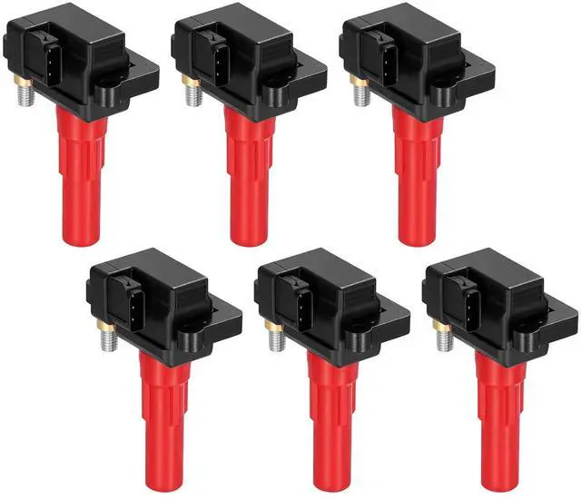 Main image of Ignition Coil Pack UF-666 Set of 6 For Subaru Legacy/Outback 2010-2019 & Tribeca 2010-2014 3.6L H6 Replaces 22433AA610