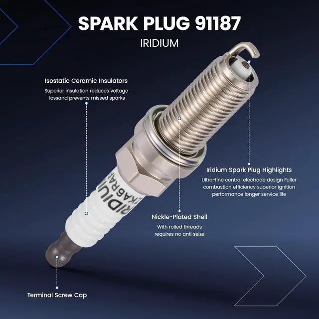 Alt view image 5 of 7 - Ignition Coil UF719 & Spark Plug 91187 Kit For Nissan Versa/Versa Note 2012-2019 1.6L L4 Replaces 224481HC0A, 224485RB0A, etc. (4 Coils & 4 Plugs)