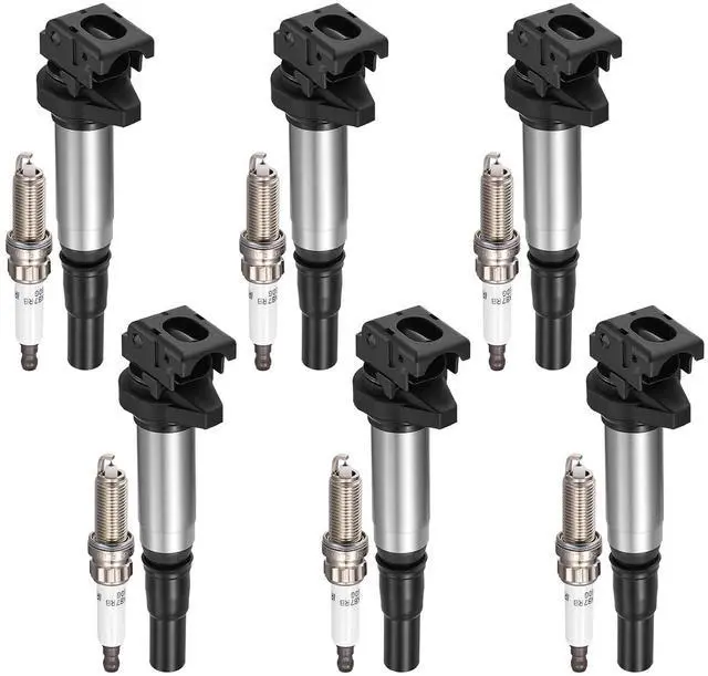 Main image of Ignition Coil UF598 & Spark Plug 97968 Kit For Mini Cooper 2007-2013, Countryman 2011-2016, Paceman 2013-2016 1.6L L4 Replaces 12137575010, GN10328 (6 Coils & 6 Plugs)