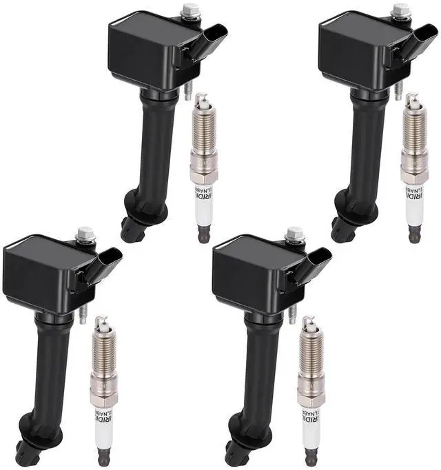 Main image of Ignition Coil UF821 & Spark Plug 91970 Kit For Buick Cascada 2016-2019 1.6L L4 Replaces 55569253, 55595516, (4 Coils & 4 Plugs)