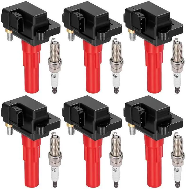 Main image of Ignition Coil & Spark Plug Kit For Subaru Legacy/Outback 2010-2019, Tribeca 2010-2014 3.6L H6 Replaces 22433AA610, UF-666 (6 Coils & 6 Plugs)