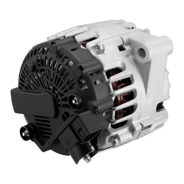 Alt view image 7 of 7 - 11619 Alternator Compatible with Ford Fiesta 2011-2019 1.6L L4 | Replace OE 11619N AE8T-10300-AA BE8Z-10346-A TG12C098. 120A 12V CW 6-Groove Pulley