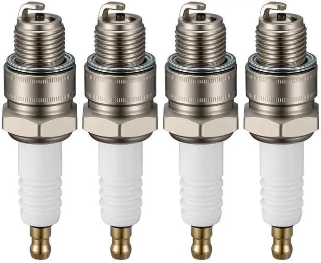 Main image of BR8HS-10 Iridium Spark Plugs 4 Pack - Compatible with Yamaha 2-Stroke Outboard Compatible with Mariner 2-Stroke Outboard for Tohatsu For Motorcycle, Boat Engine - Replaces 1134 Spark Plug