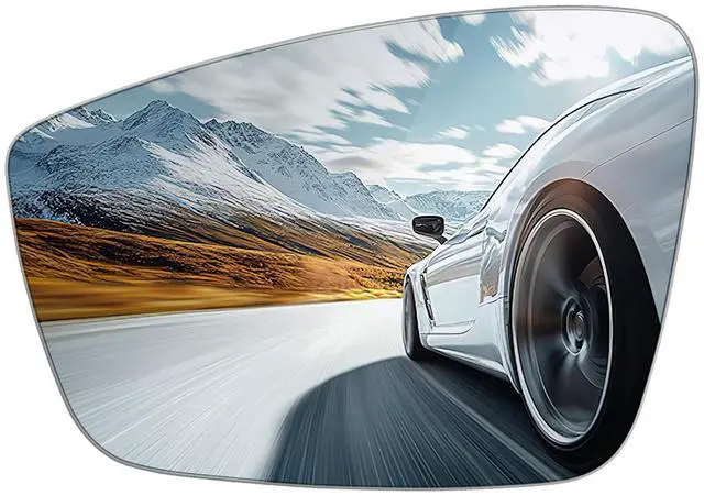 Main image of Driver Left Side Mirror Glass Compatible With Volkswagen 2012-2019 Beetle, 2011-2018 Jetta, 2012-2017 Passat Driver Left Side Rear View Mirror Replaces 5c6857521, Including Full Size Adhesive
