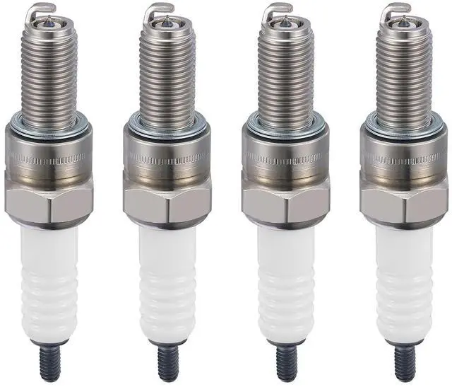 Main image of 4578 Iridium Spark Plugs 4 Pack - Compatible with Suzuki Aprilia Kawasaki Yamaha Textron Argo Arctic Cat KYMCO TGB for Universal Motorcycle - Replaces CR7E Spark Plug