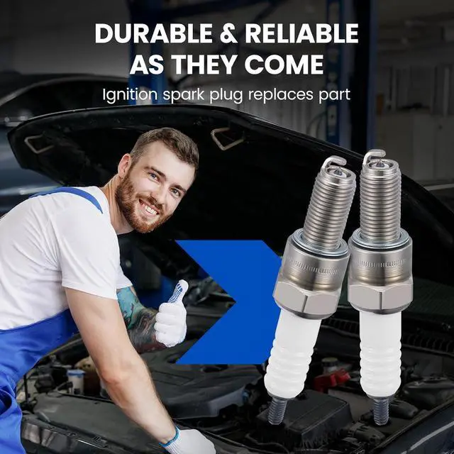 Alt view image 7 of 7 - 4578 Iridium Spark Plugs 4 Pack - Compatible with Suzuki Aprilia Kawasaki Yamaha Textron Argo Arctic Cat KYMCO TGB for Universal Motorcycle - Replaces CR7E Spark Plug