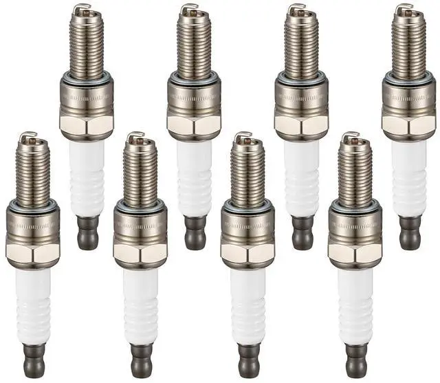 Main image of 6955 Iridium Spark Plugs 8 Pack Compatible with Yamaha WaveRunner FX140 PWC, Aprilia RSV4, Ducati 999, Harley-Davidson Motorcycles, Fits Personal Watercraft & Jet Ski, Replaces CR9EB Spark Plug