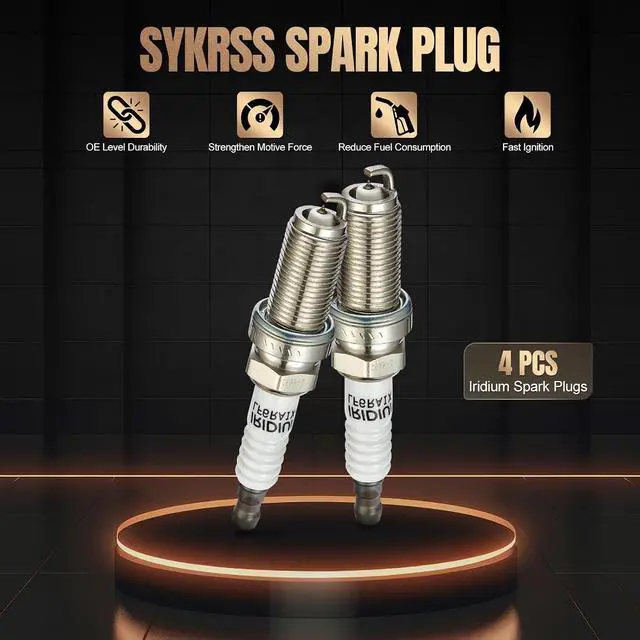 Alt view image 5 of 7 - LFR6A Iridium Spark Plugs 4 Pack Compatible with Yamaha WaveRunner FX FX Cruiser WaveRunner GP1800R VX Cruiser VX Limited 2020 2021 2022 2020-2022 replacement for 6668 Spark Plug