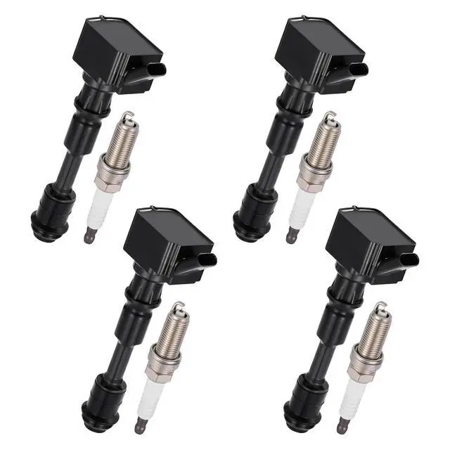 Alt view image 7 of 7 - Ignition Coil UF756 & Spark Plug 95660 Kit For Volvo S60/S80/S90/V60/V90/XC40/XC60/XC70/XC90 2015-2020 2.0L L4 Replaces GN10907, C943, 31312514, etc. (4 Coils & 4 Plugs)