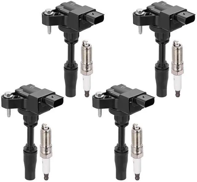Main image of Ignition Coil UF680 & Spark Plug 94489 Kit For Buick Envision/Regal, Cadillac ATS/CT6/CTS, Chevy Camaro/Equinox/Malibu/Traverse & GMC Terrain 2.0L L4 Replaces 12652405(4 Coils & 4 Plugs)