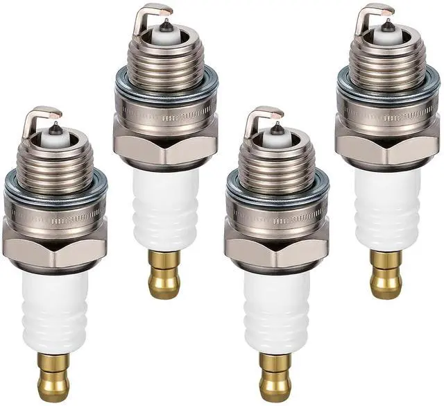 Main image of CJ8Y Iridium Spark Plugs 4 Pack - Compatible with Shindaiwa 345/350/500, Tanaka TBC-250/2510, Echo CSG-670 & Husqvarna 122HB - Replaces 848 Spark Plug for Chainsaws, Trimmers & Power Equipment