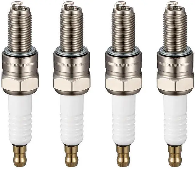Main image of 1275 Iridium Spark Plugs 4 Pack - Compatible with Kawasaki Compatible with Yamaha for Husaberg for Suzuki, Motorcycle Spark Plugs Engine, 3.0L Engine - Replaces CR8E Spark Plug