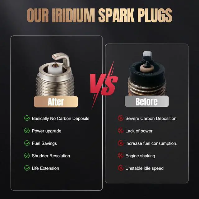 Alt view image 6 of 7 - 2309 Iridium Spark Plugs 4 Pack Compatible with Mitsubishi Lancer Compatible with YAMAHA FC1800 FC1800A WAVERUNNER FX CRUISER SVHO GX1800 WAVERUNNER FZR GX1800A WAVERUNNER FZS All Engine