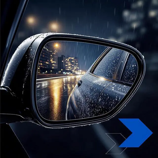 Alt view image 6 of 7 - Driver Left Side Heated Mirror Glass 4L3Z-17K707-DB 4L3Z17K707DB Compatible With Ford F150 2004-2014, Driver Left Exterior Side Rearview Mirror Glass with Rear Holder & Backing Plate