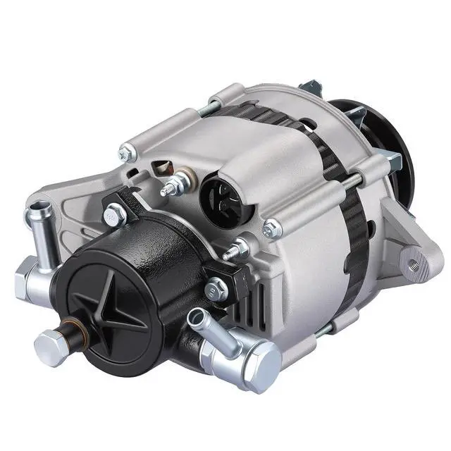 Alt view image 7 of 7 - 12097 Alternator for Isuzu NPR 1990-1997 3.9L L4, 70A | For GMC W4500 Forward 1992-1998, W3500 Forward 1995-1996, For Chevrolet W3500 Tiltmaster 1995-1996, 12V, CW, 2-Groove